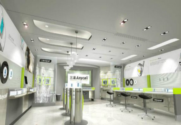 手机展览展台设计